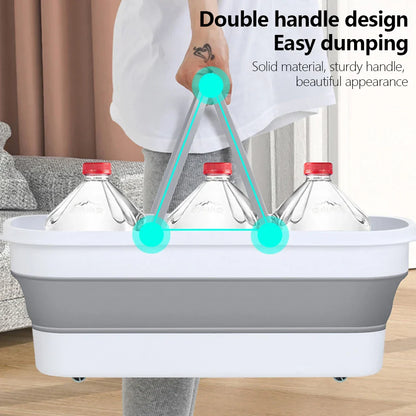 Collapsible Space Saving Wash Basin Bucket