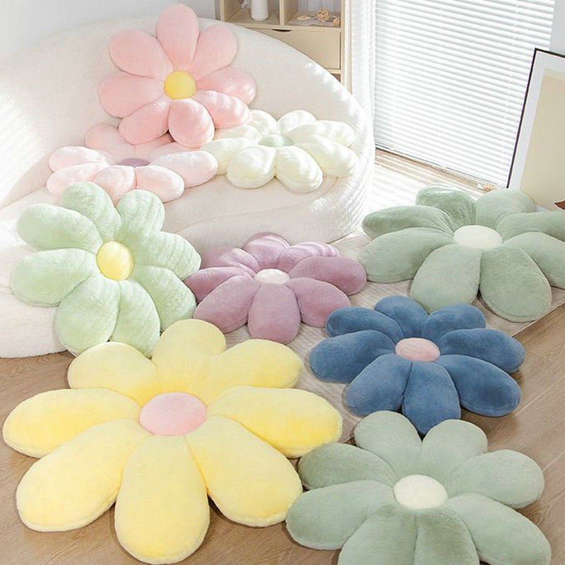 Soft Floral Pillow Cover
