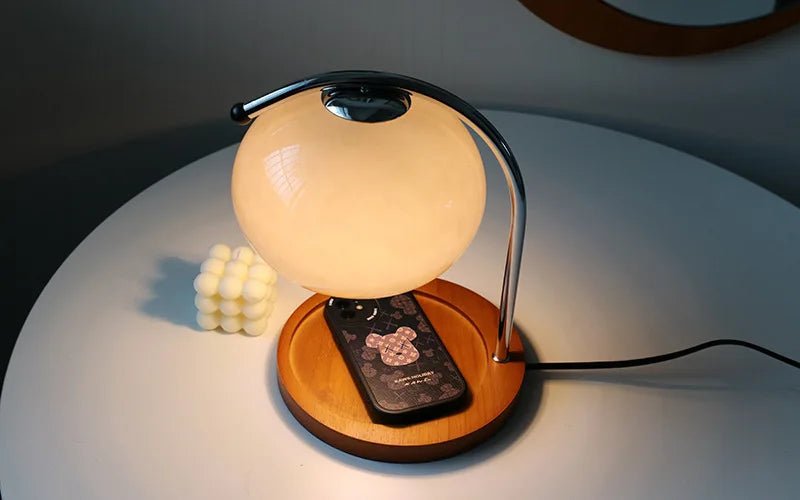 Vintage Mercury Candle Holder Lamp