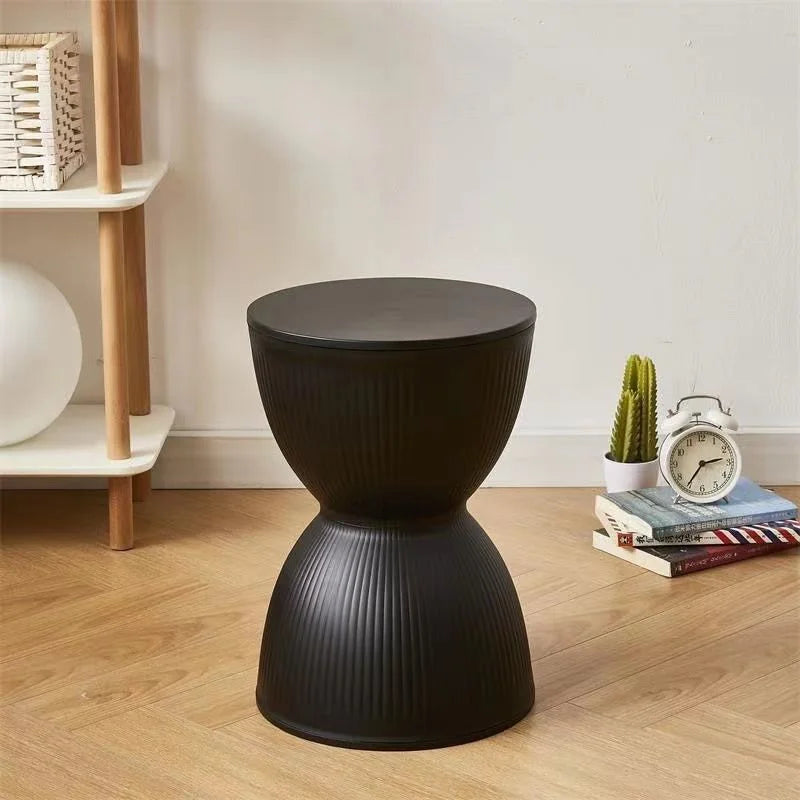 Modern Slim Side Table with Unique Hourglass Shape - Befez