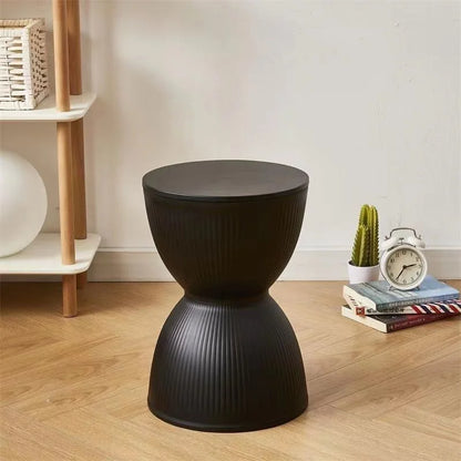 Modern Slim Side Table with Unique Hourglass Shape - Befez