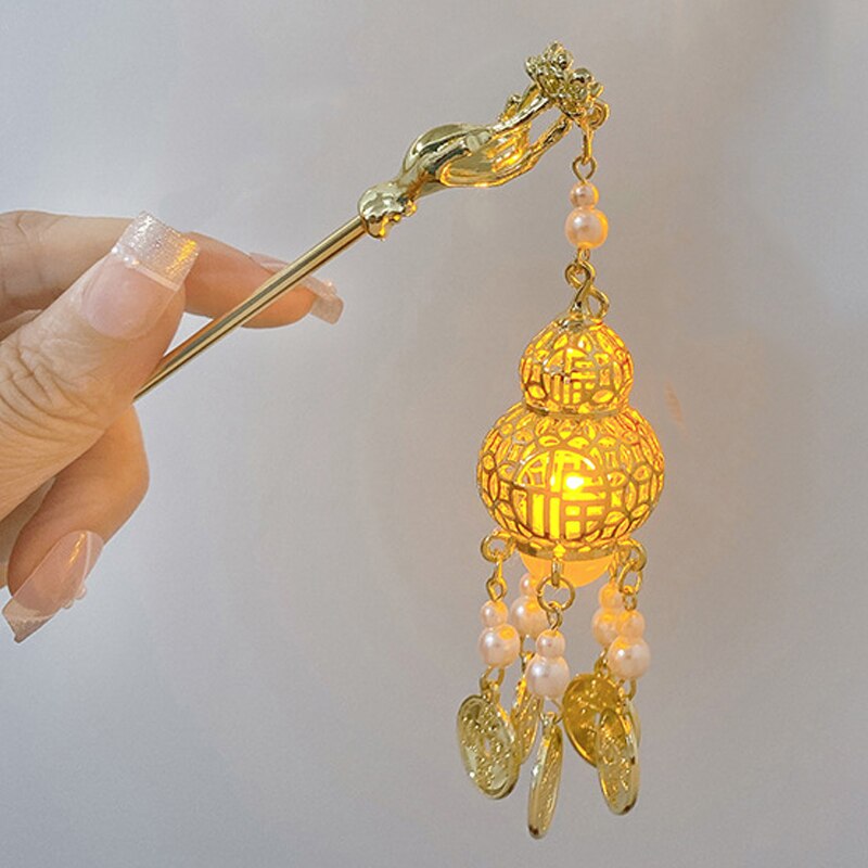 Shiny Fashionable Butterfly Hair Clip Lamp
