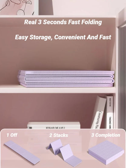 Ultra Thin Foldable Yoga Mat Non Slip Eco Friendly