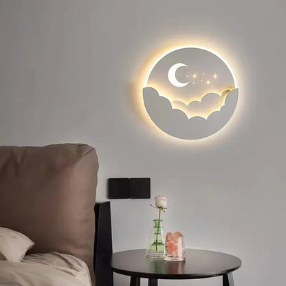 Beautiful LED Moon Star Wall Light - Befez
