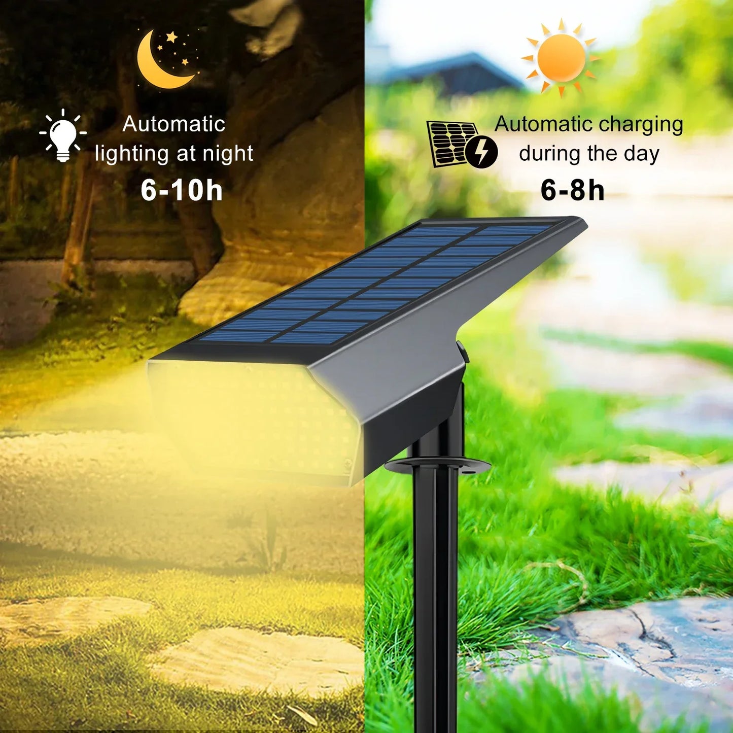 Bright Outdoor Solar Spotlight 92LED Garden Light