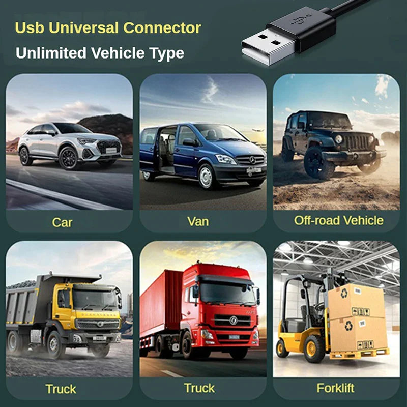 Compact Car Vent Cooler Fan with USB Charging