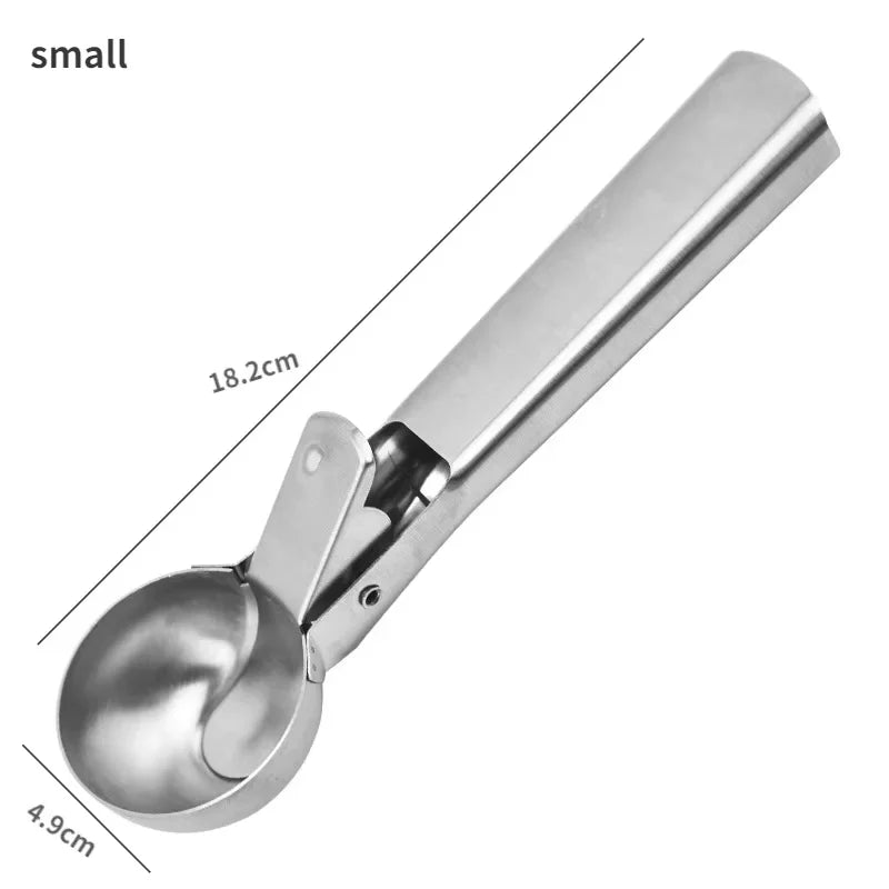 Durable Stainless Steel Ice Cream Scoop with Easy Grip - Befez