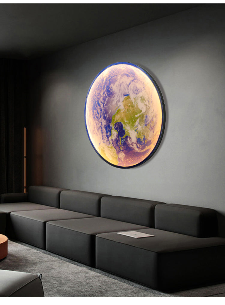 Glowing 3D LED Globe Night Light