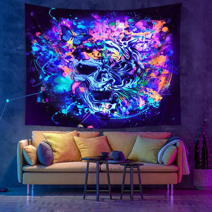 Vibrant Colorful Wall Hanging Tapestry