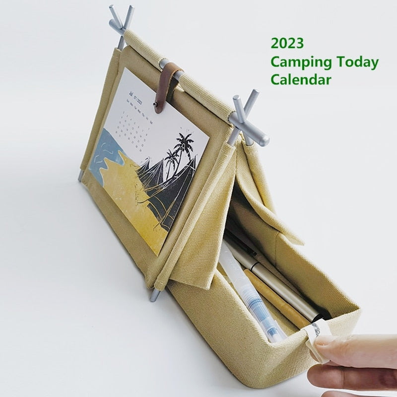 Compact Outdoor Adventure Desk Calendar