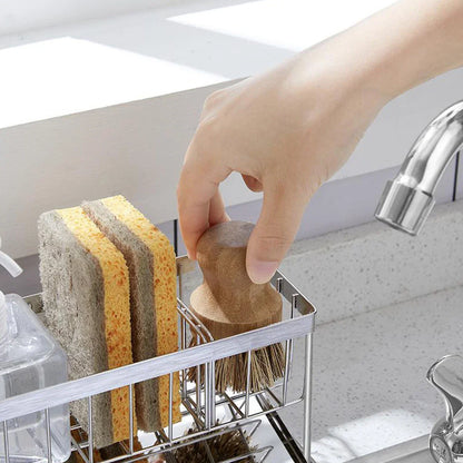 Stainless Steel Sink Caddy with Tray