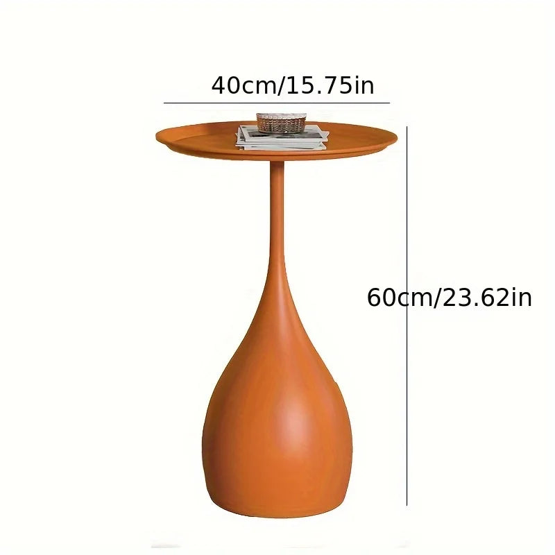 Compact LED End Table with Modern Sleek Design