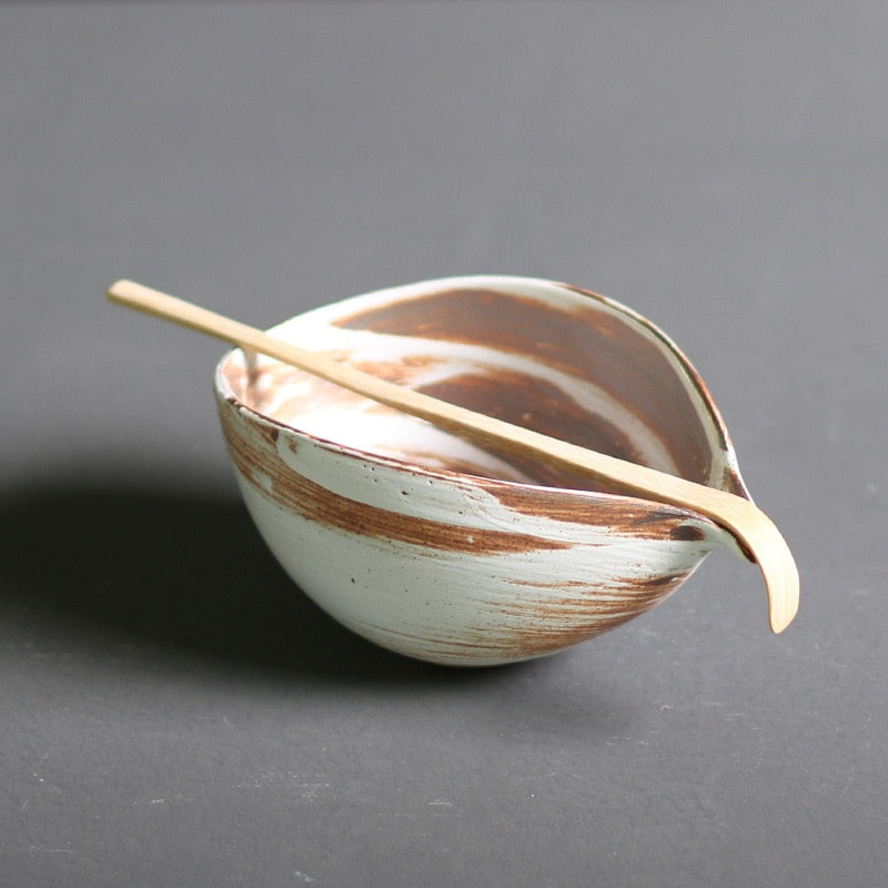 Traditional Japanese Matcha Tea Set with Whisk & Bowl