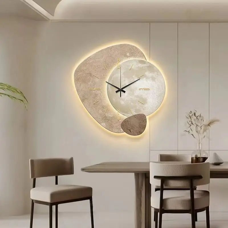 Simple Modern Wall Clock in Nordic Style