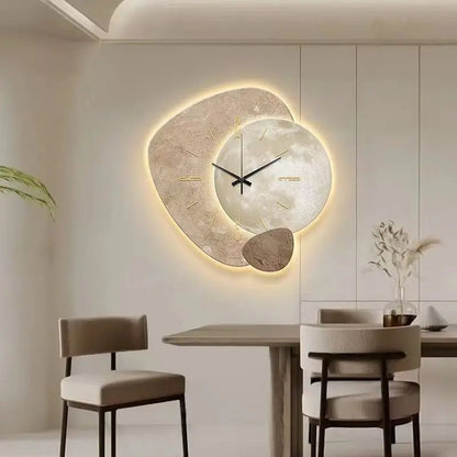 Simple Modern Wall Clock in Nordic Style