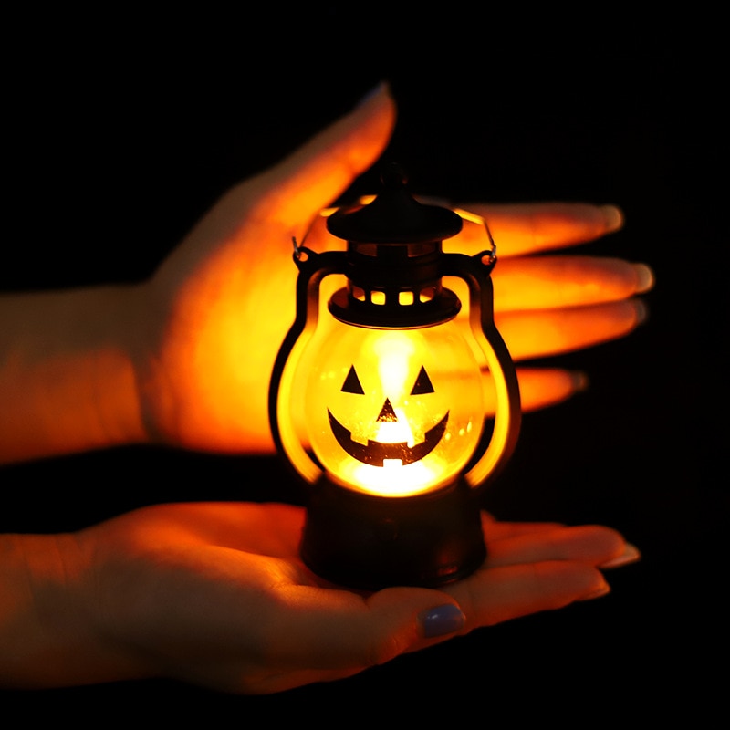 Small Spooky Pumpkin Pendant Light