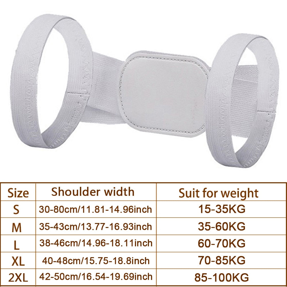 Comfortable Back Support Adjustable Posture Belt