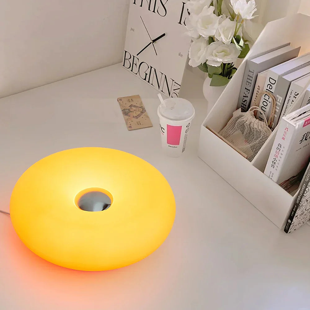 Colorful RGB LED Desk Lamp with Dimmer and Remote