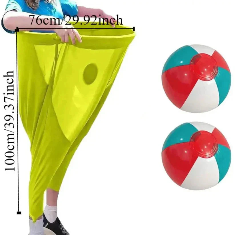 Fun Family Trousers for Ball Catching Game