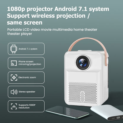 Compact Home Theater Mini HD Video Projector