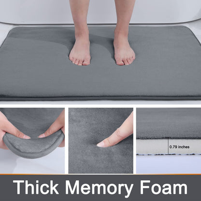 Soft Non Slip Memory Foam Bathroom Mat