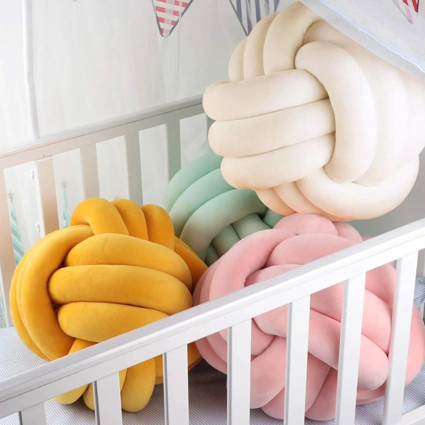 Soft Velvet Knot Pillow