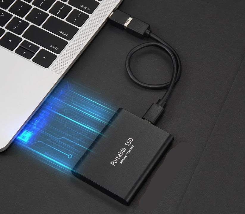 Fast Portable External SSD Drive Up to 1000MB/s