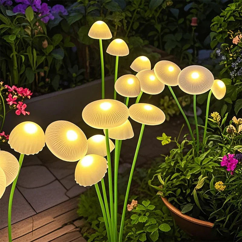 Colorful Solar Powered Garden Lamp 6 LED Lights