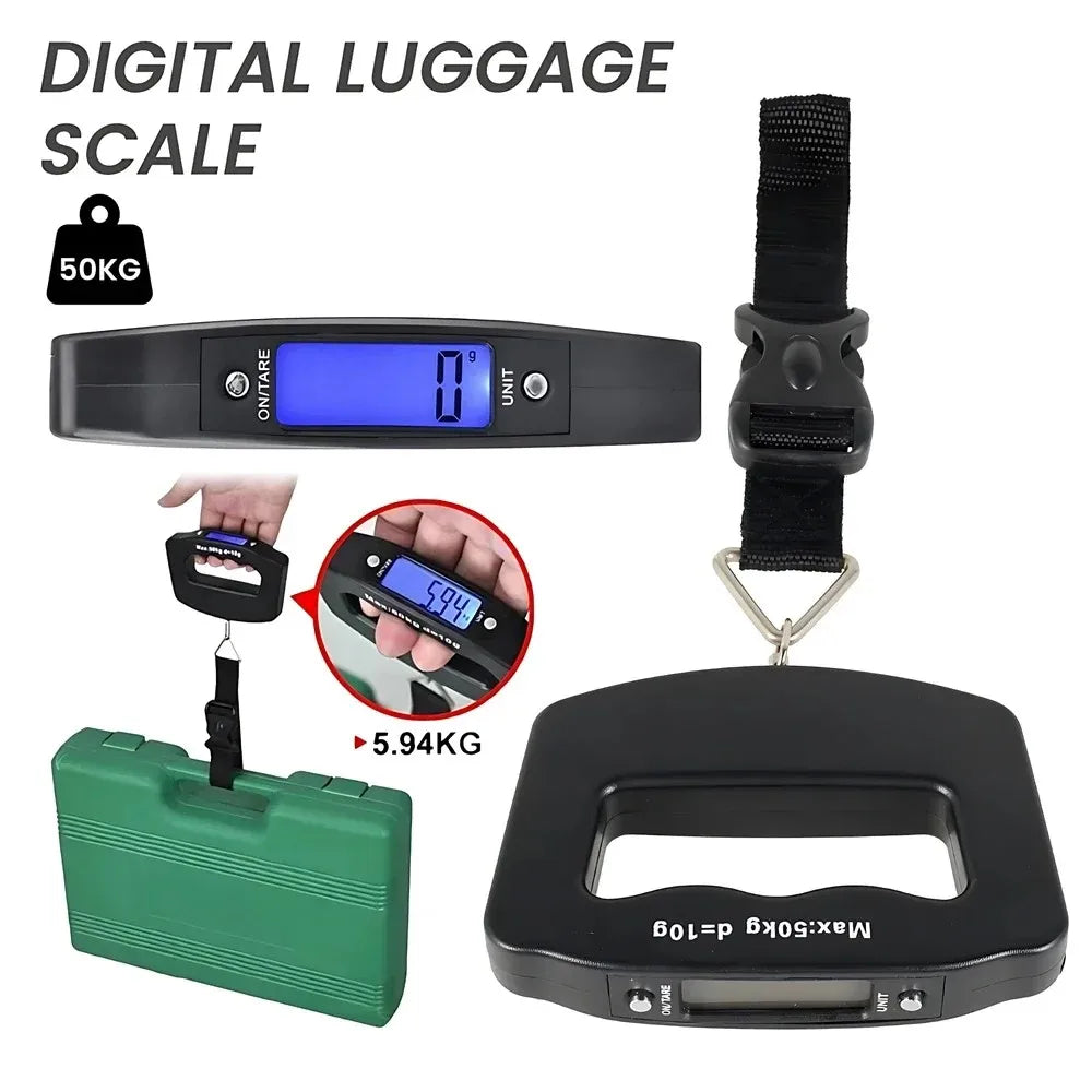 Compact Digital Travel Scale with LCD Display