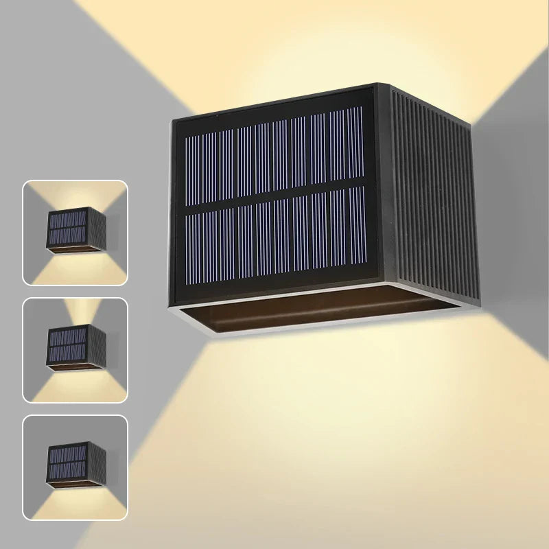 Outdoor Solar Wall Lamp Adjustable Bright Light - Befez