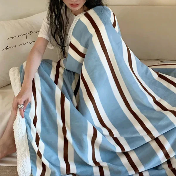 Colorful Plush Sofa Blanket