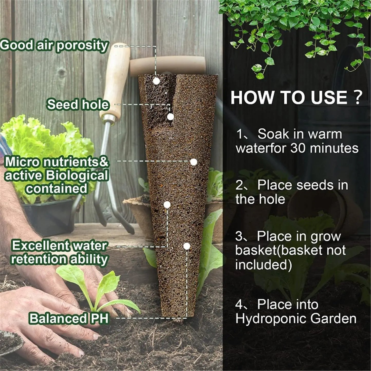 Complete Indoor Hydroponic Grow Kit 120 Piece Set