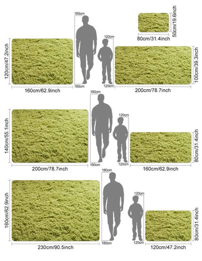 Plush Anti-Slip Rug with Thick Memory Foam Cushion