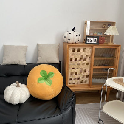 Soft Veggie Print Throw Pillows
