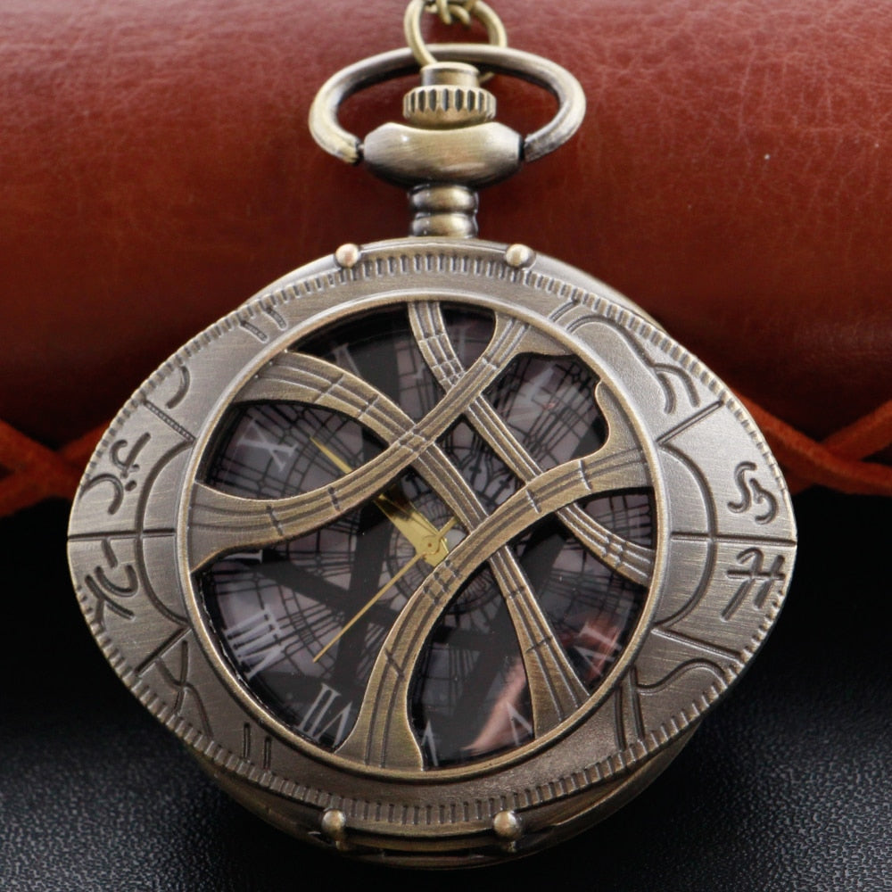 Vintage Style Steampunk Pocket Watch Pendant - Befez