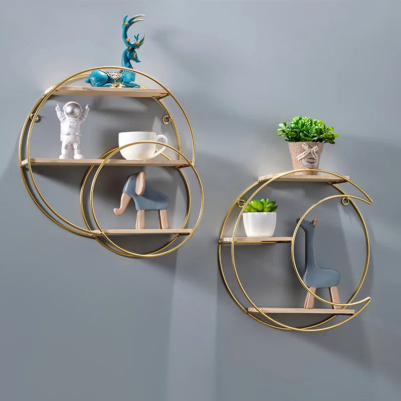 Modern Double Wall Shelf – Floating Storage Unit