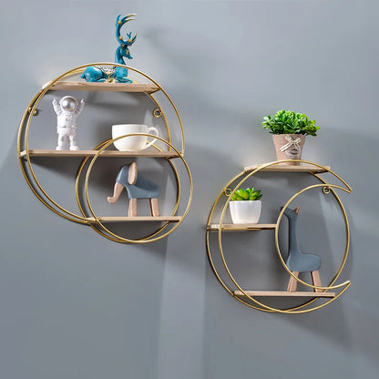 Modern Double Wall Shelf – Floating Storage Unit