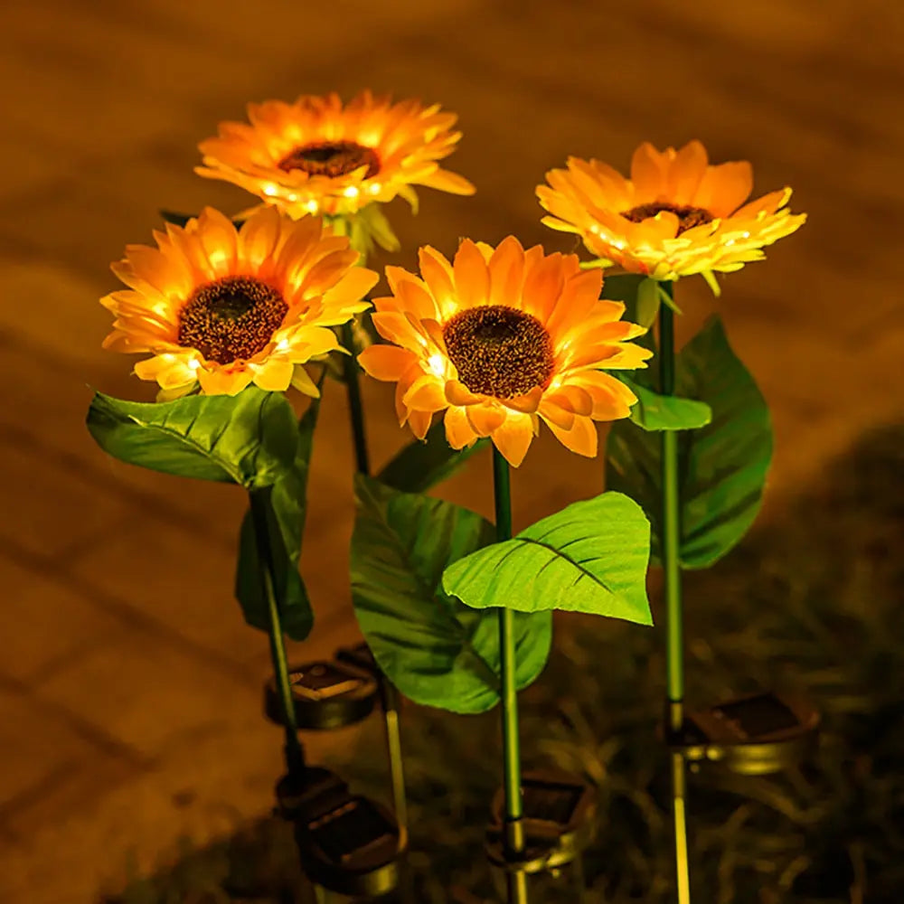 Outdoor Sunny Sunflower Garden Table Lamp - Befez