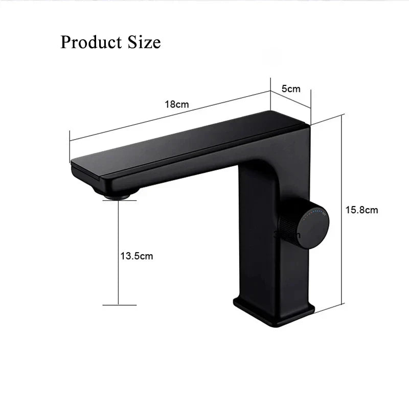 Smart LED Faucet with Digital Temp Control and Mixer