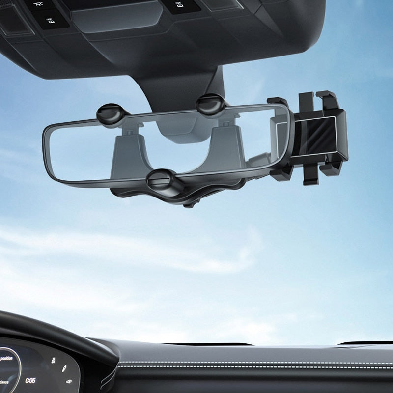 Adjustable 360 Phone Car Mount Mirror