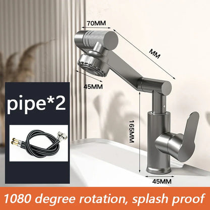 Stylish Temperature Control Bathroom Sink Faucet