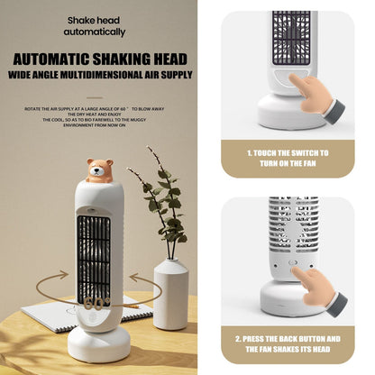 Compact Bear Portable Misting Fan