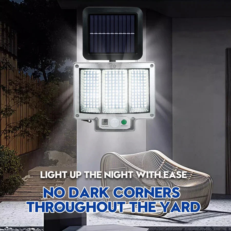 Outdoor Solar Motion Sensor Wall Lamp with LED Lights
