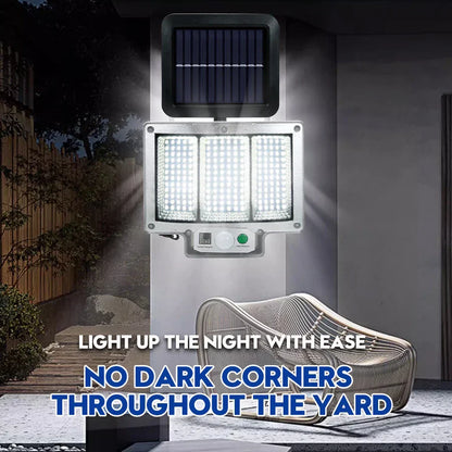 Outdoor Solar Motion Sensor Wall Lamp with LED Lights