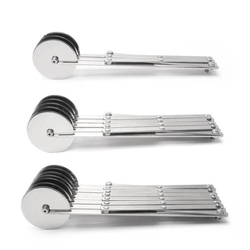 Easy Grip Folding Pastry Dough Cutter Wheel Set