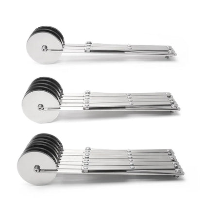 Easy Grip Folding Pastry Dough Cutter Wheel Set