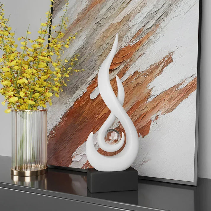 Stunning Home Decor Sculpture - Modern Room Accent