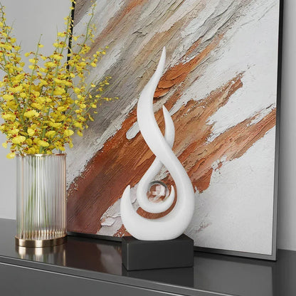 Stunning Home Decor Sculpture - Modern Room Accent