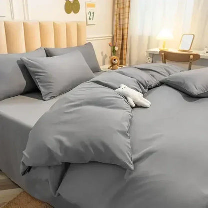 Soft Reversible Duvet Cover Set for Bed