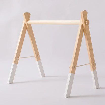 Colorful Wooden Rattle Toy Frame